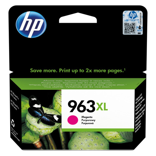 Cartucho de Tinta Original HP 963XL Magenta - 3JA28AE - HP 3JA28AE