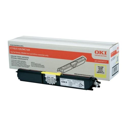 Toner C110/C130N 1,5k Amarelo - Oki 44250717