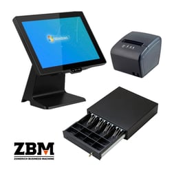 Pack POS ZONERICH ZQ-T9656 15,6" J6412 4GB 120GB & Imp. 80mm IM414 & Gaveta ZQ-C410F - Zonerich PACKPOS27
