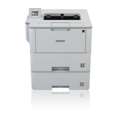 Impressora laser monocromática de alta produtividade, frente e verso automático, rede cablada e WiFi, com bandeja adicional de 520 folhas (LT6505) - Brother HL-L6300DWT