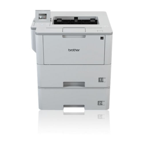 Impressora laser monocromática de alta produtividade, frente e verso automático, rede cablada e WiFi, com bandeja adicional de 520 folhas (LT6505) - Brother HL-L6300DWT