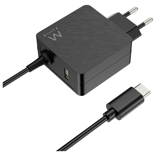 EWENT CARREGADOR PORTATIL USB-C + 1xUSB POWER DELIVERY 45W - Ewent EW3979
