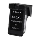 Cartucho de tinta preto remanufaturado Canon PG545XL - Mostra o nível de tinta - Substitui 8286B001/8287B001 - Canon CI-PG545XL