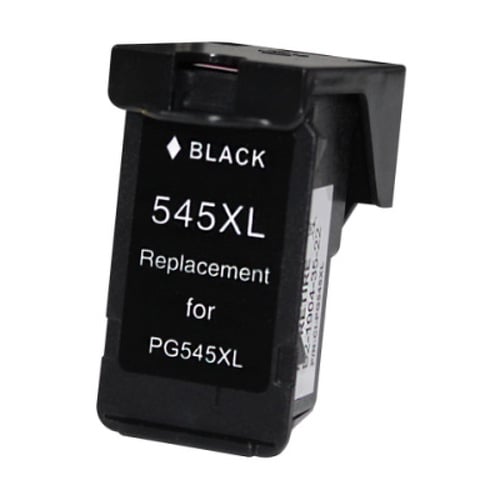 Cartucho de tinta preto remanufaturado Canon PG545XL - Mostra o nível de tinta - Substitui 8286B001/8287B001 - Canon CI-PG545XL