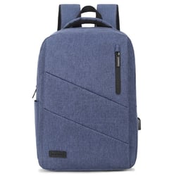 Subblim City Backpack Mochila para portátil - 15,6" - Compartimento almofadado - Resistente à água - Suporte USB - Azul - Subblim 234547