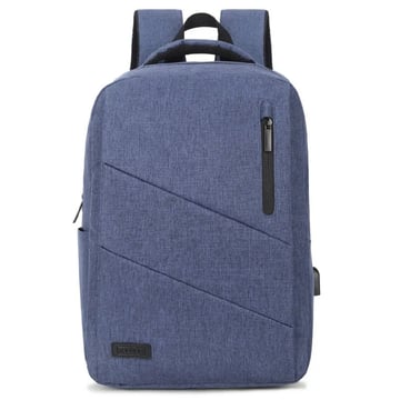 Subblim City Backpack Mochila para portátil - 15,6" - Compartimento almofadado - Resistente à água - Porta USB - Azul - Subblim 234547