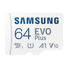 MicroSD SAMSUNG 64GB Evo Plus UHS-I SDHC U1 V10 A1 c/adaptador - Samsung MB-MC64KA/EU