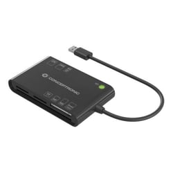 Leitor de cartões inteligentes USB-A da Conceptronic Leitor de cartões inteligentes compatível com SD / SDHC / SDXC, Micro SD / T-Flash, MMC, MS, M2, SIM e Smart Card - Conceptronic BIAN01B