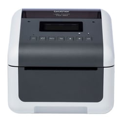 TD-4550DNWB - Impressora de etiquetas e talões de escritório de tecnologia térmica direta para uso comercial com placa de rede, WiFi e BT e uma resolução de 300 ppp -Largura de impressão até 108,4 mm - Vel 152 mm/sg. - USB, placa de rede, WiFi e Bluetooth - Brother TD-4550DNWB