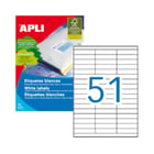 Etiquetas 070x016,9mm 100Fls 01294 Apli 5100un - APLI APL01294