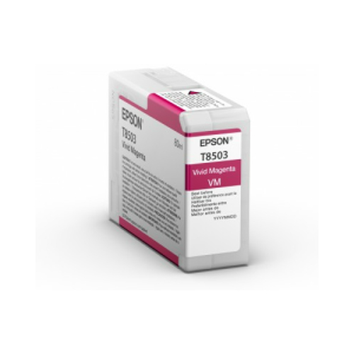 Tinteiro EPSON T8503 Magenta Vivo Ultrachrome HD - SureColor SC-P800 - Epson C13T85030N