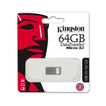 KINGSTON PEN 64GB DATATRAVELER MICRO 200MB/S METAL USB 3.2 GEN 1 - Kingston DTMC3G2/64GB