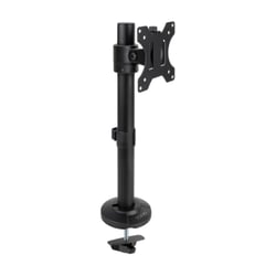 Tooq Soporte de Mesa para Monitor de 17"-32" - Altura, Rotacion y Giro Regulables - Gestion de Cables - Peso Max 8Kg - VESA 100X100mm - Color Negro - Tooq DB1131TN-B