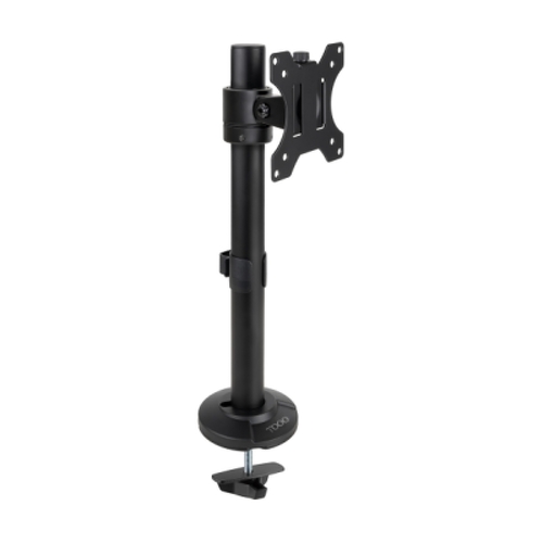 Tooq Soporte de Mesa para Monitor de 17"-32" - Altura, Rotacion y Giro Regulables - Gestion de Cables - Peso Max 8Kg - VESA 100X100mm - Color Negro - Tooq DB1131TN-B