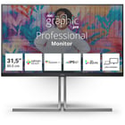 AOC MONITOR NANO IPS 32" 16:9 4K UHD 4MS 60HZ HDMI DP USB COLUNAS HAS U32U3CV - AOC U32U3CV