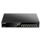 D-Link 8 portas Gigabit 10/100/1000 Mbps Switch - PoE+ - D-Link DGS-1008MP
