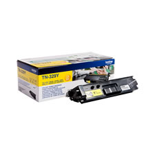 Toner Amarelo. Duração estimada: 6.000 Pág. segundo ISO/IEC19798 - Brother TN329Y