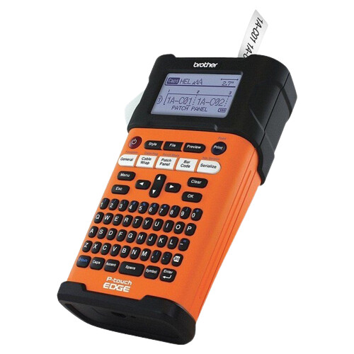 Rotuladora eletrónica portátil profissional para eletricistas e instaladores - Brother PT-E300VP