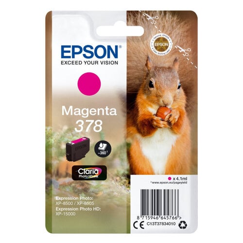 Cartucho de Tinta Original Epson 378 Magenta - C13T37834010 - Epson C13T37834010