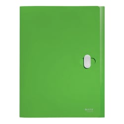 Pasta Projectos PP Recycle c/Fecho A4 3 Abas Verde - Leitz 1931013