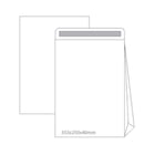 Envelopes Saco 250x353mm B4 Branco 090g C/Fole 4cm 500un - Neutral 1611025