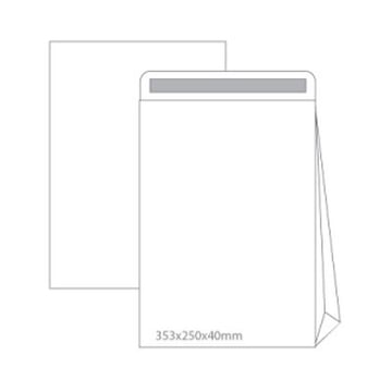 Envelopes Saco 250x353mm B4 Branco 090g C&#47;Fole 4cm 500un - Neutral 1611025
