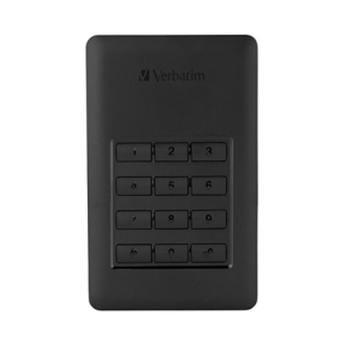 Disco Externo 2TB HDD 2.5 Pol VERBATIM Store-n-Go USB-A + USB-C Preto - Com acesso por teclado. - Verbatim VER53403