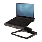 Fellowes Hana Laptop Stand - Sistema de moagem a gás - Inclinação máxima de 95º - 4 portas USB - Base de alumínio e plataforma de madeira - Até 29 lugares - Preto - Fellowes 177871