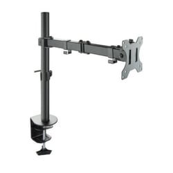 Suporte de monitor Tooq com braço articulado para monitores de 13"-32" - Gira e inclina - Gestão de cabos - Peso máximo 8kg - VESA 100x100mm - Cor preta - Tooq DB1032TN-B