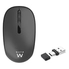 EWENT SILENT CLICK WIRELESS MOUSE WITH COMBO USB A+C RECEIVER AND PRECISION 1000 - Ewent EW3206