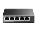 TL-SG1005LP – Switch de secretária de 5 portas Gigabit com caixa em aço e 4 portas PoE+ de 40 W - TP-Link TL-SG1005LP