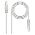 Cabo de rede nanocabo RJ45 Cat.6 UTP AWG24 - 1,5 m - Cor cinza - Nanocable 10.20.0401-L150