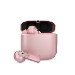 Auscultadores sem fios Ksix Spark com microfone Bluetooth 5.2 - Microfone duplo com cancelamento de ruído e som HD sem perdas - Duração da bateria até 7h - Controlo tátil - Compatível com assistente de voz - Ksix BXTW04RO