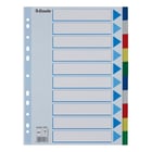 Separadores A4 Polipropileno Cores Sortidas 10 Pestanas - Esselte 1721087