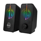 NGS Gaming GSX-150 USB 2.0 12W - Iluminação LED RGB - Ligação jack de 3,5 mm - Controla ambos os altifalantes - NGS GSX-150