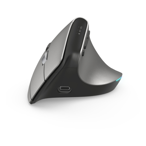 Rato HAMA sem fios Ergonomico 8-botões, "EMW-700", cinza 182691 - Hama 00182691