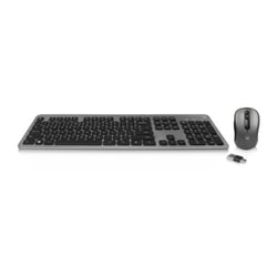 EWENT KIT TECLADO & RATO WIRELESS SILENT CINZA TITANIO - Ewent EW3259