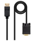 Nanocable DisplayPort Macho para VGA Macho Conversor Cabo 5m - Preto - Nanocable 10.15.4405