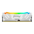 KINGSTON MEM 16GB 6800MT/S DDR5 CL36 DIMM FURY RENEGADE RGB WHITE XMP - Kingston KF568C36RWA-16