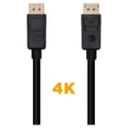 Aisens Cable Displayport V1.2 4K@60Hz - DP/M-DP/M - 1,0m - Cor Preto - Aisens A124-0455