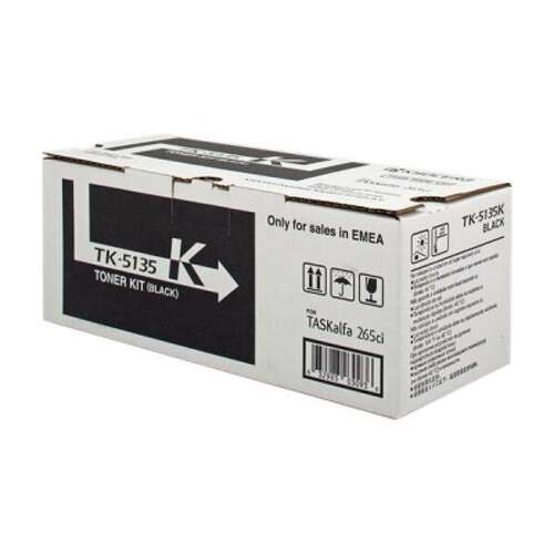 Tinteiro de toner preto original Kyocera TK5135 - 1T02PA0NL0/TK5135K - Kyocera 136299