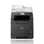 Impressora multifunções laser a cores de alta velocidade com rede cablada e frente e verso automático - Brother DCP-L8400CDN