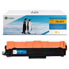 G&G Brother TN247/TN243 Amarelo Cartucho de Toner Compatível, 2.300 Páginas - Toner Compatível TN247Y/TN243Y