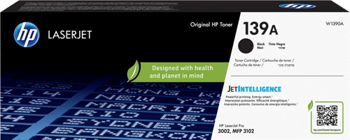 HP W1390A Toner Preto Original Cartucho - 139A - HP W1390A