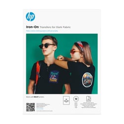 HP Iron-On Transfers for Dark Fabric, A4 (210 x 297 mm), 10 sheets - HP 8L1U7A