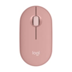 Mouse sem fio USB Logitech Pebble Mouse 2 M350s 1000 dpi - Multidispositivo - Uso ambidestro - Cor rosa - Logitech 910-007014