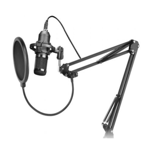 Mars Gaming MMICPRO Microfone de braço extensível cardioide USB para streaming - Suporte anti-choque - Cabo de 2,50 m - Mars Gaming MMICPRO