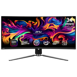 MSI MPG 341CQPX 34INCH QD-OLED 240Hz 0.03ms DP HDMI - MSI 9S6-3DD04T-035