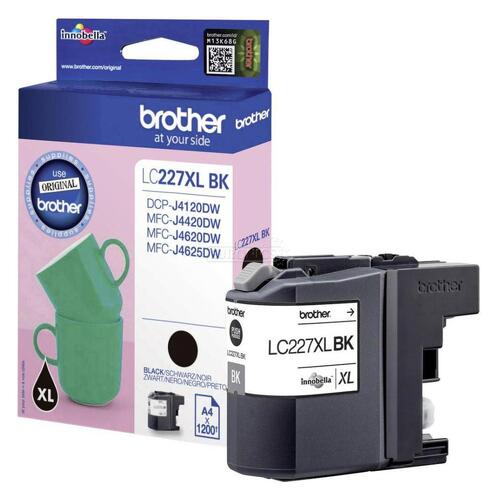 Tinteiro de tinta preto de alta capacidade - Brother LC227XLBKBP