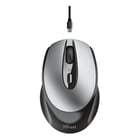 Trust Zaya Rato sem fios recarregável USB 1600dpi - 3 botões - Utilização ambidestra - Cinzento/Preto - Trust 23809